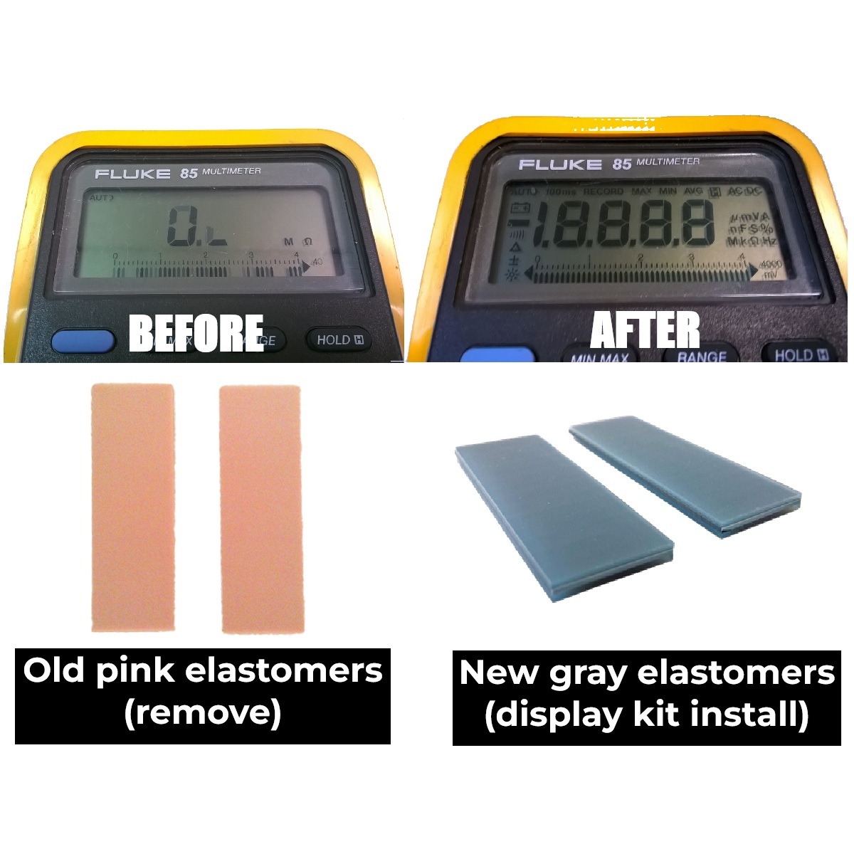 Fluke 85 Display Repair Kit
